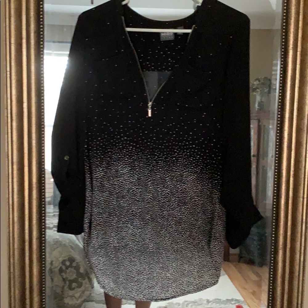 Black and White Shirt